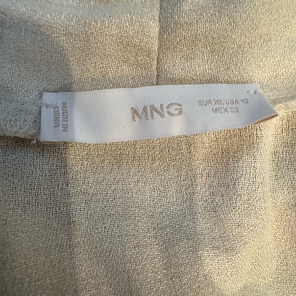 Mango Cream Long Sleeve Dress - Picture 7 of 8